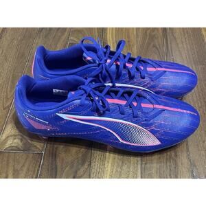 Puma Ultra 5 Play FG/AG Lapis Lazuli Sunset Glow Men Soccer Cleats 107689-01